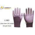 Polyester-Shell-Latex-Schaum 3/4 beschichteter Sicherheits-Handschuh (L1661)